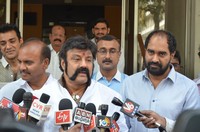 Politicians Watches GPSK Movie at Prasad Lab